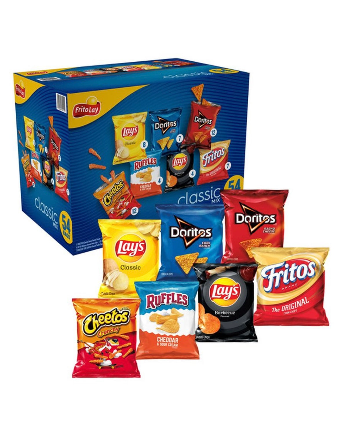 Frito-lay 54-ct Classic Mix Variety Pack (54 X 28-g) – Aloha Grocery