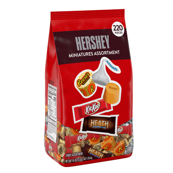 Hershey's Assorted Flavored Candy 220 ct 1.55 Kg