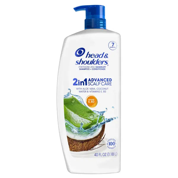 Head & Shoulders Complete Scalp Care 2-in-1 Dandruff Shampoo and Conditioner with Coconuts Oil & Aloe (1,18L)