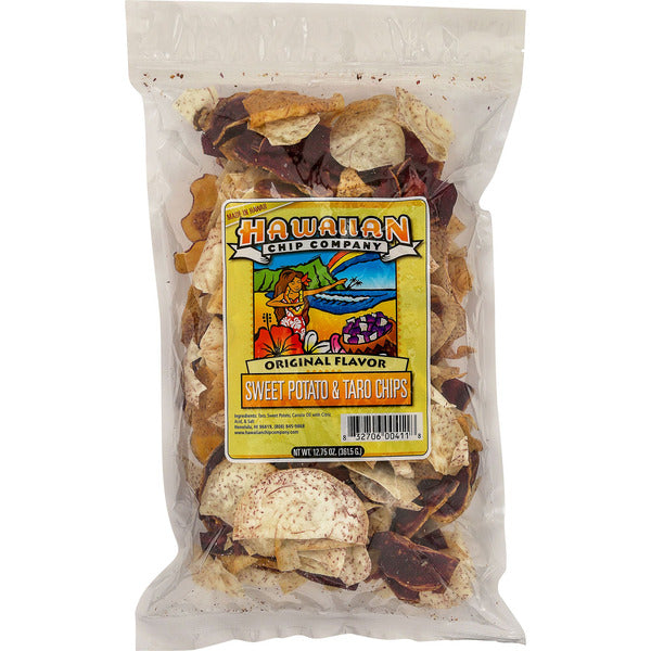 Hawaiian Chip Company Sweet Potato & Taro Chips, Original Flavor, 12.75 oz (361 g)(