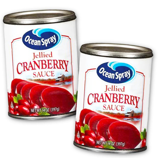 Ocean Spray Cranberry Sauce -- 2 Cans (28 Oz Total, Jellied Cranberry Sauce)