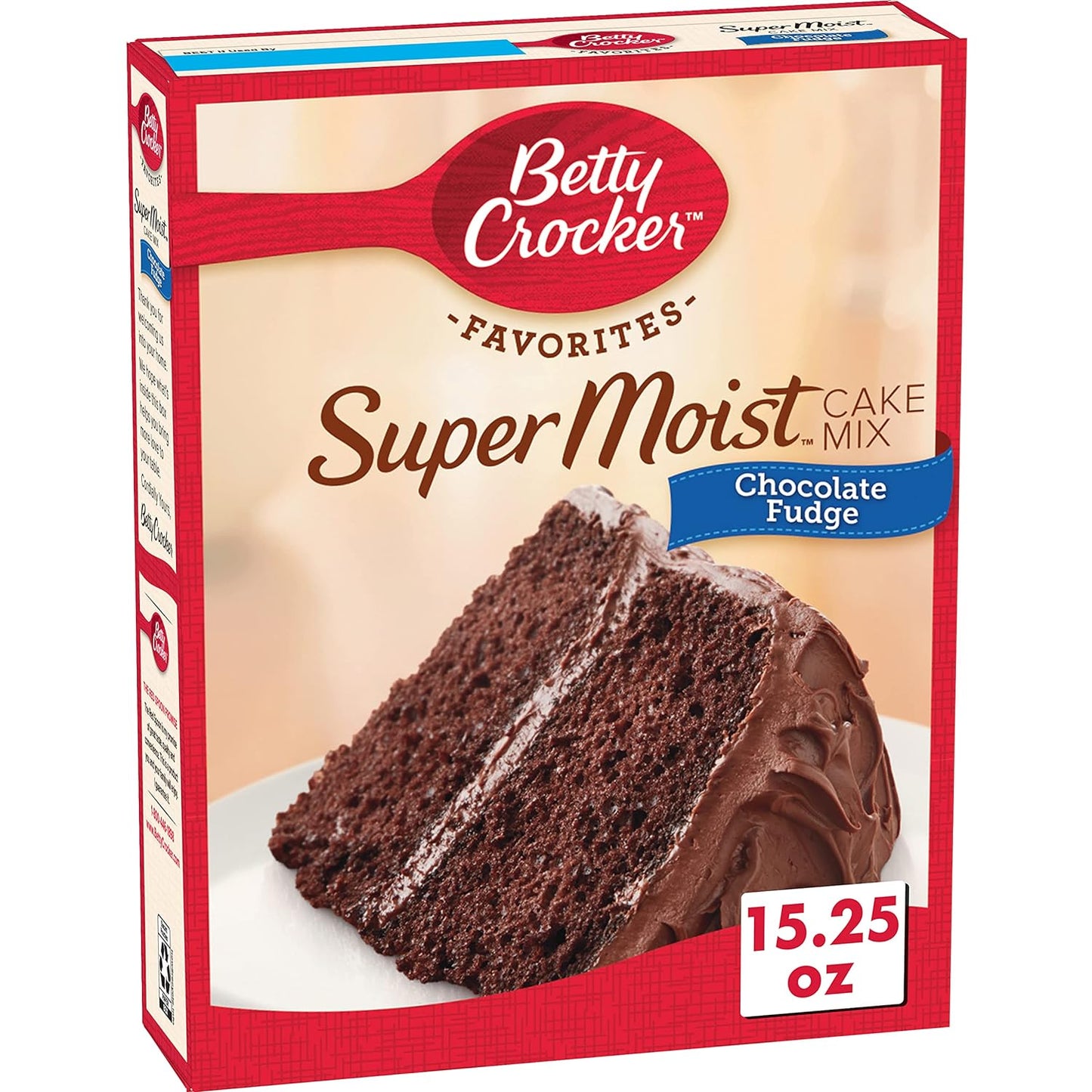 Betty Crocker Super Moist Chocolate Fudge Cake Mix, 15.25 oz. 2box