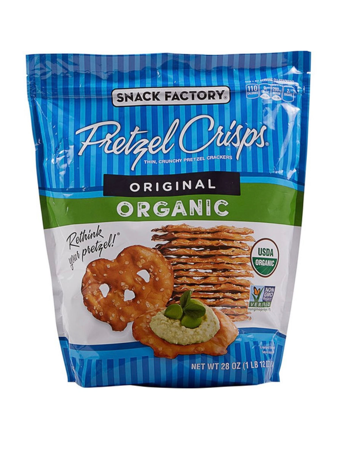 Snack Factory
Original Pretzel Crisp, 28Oz 800g