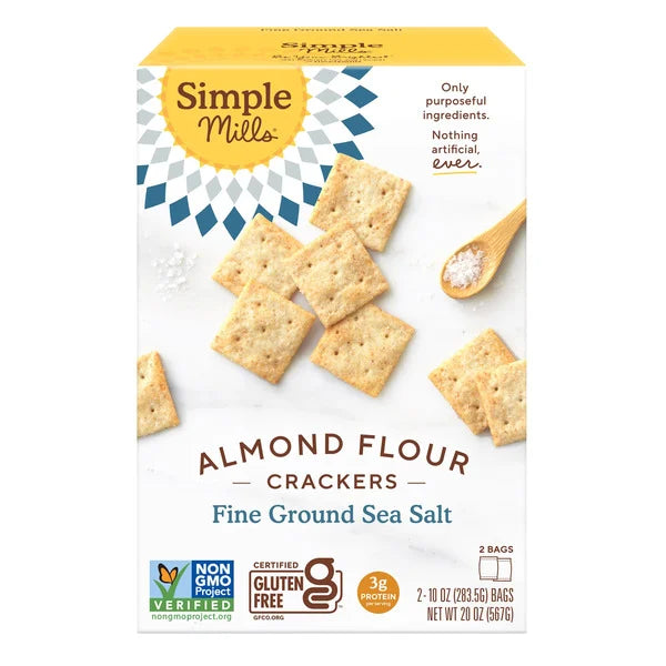 Simple Mills Fine Ground Sea Salt Almond Flour Crackers