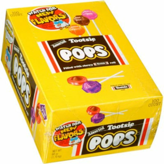 Tootsie Pops , Assorted 100ct ( 1.7 Kg )