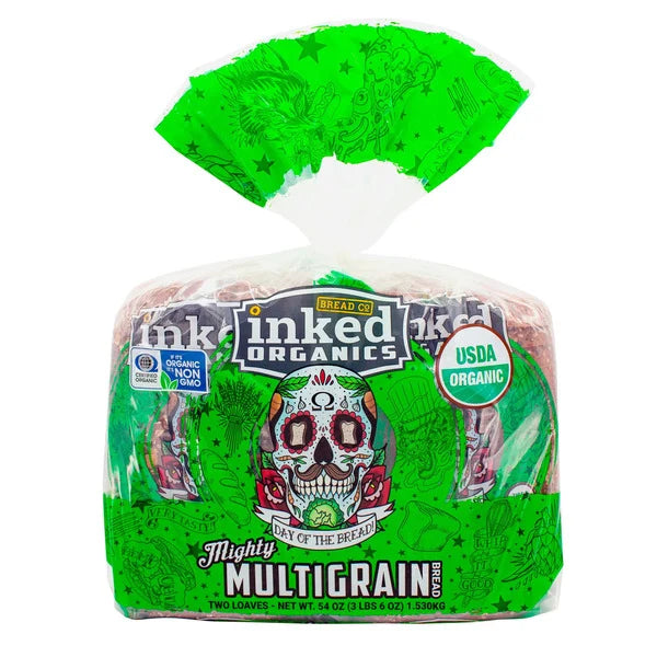 Inked Organics Mighty Multigrain Bread, 54 oz • 2 ct