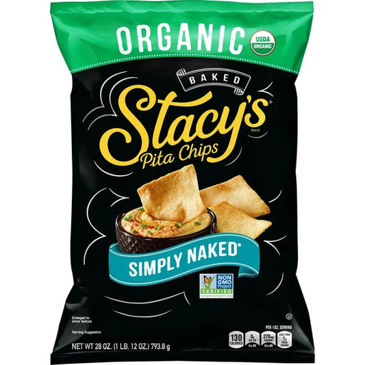 Organic Stacy's Pita Chips 28 oz 793g