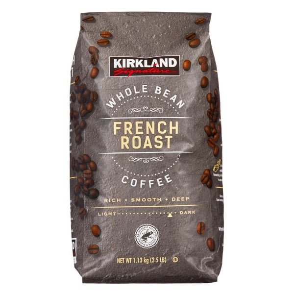 Kirkland Signature Whole Bean Coffee, French Roast, 2.5 lbs