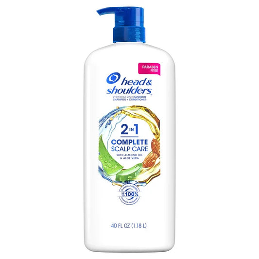 Head & Shoulders Complete Scalp Care 2-in-1 Dandruff Shampoo and Conditioner with Almond Oil & Aloe (1,18L)