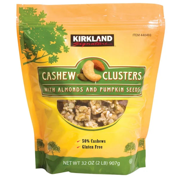 Kirkland Signature Cashew Clusters with Almonds and Pumpkin Seeds2 lb (907-g)