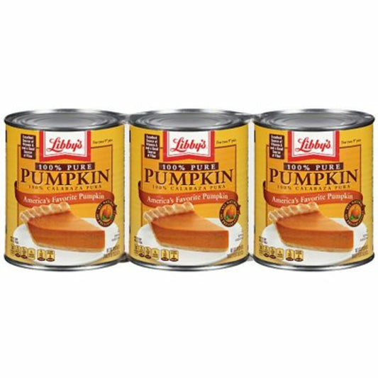 Libby's Pumpkin Pure Pumpkin  3-29 oz （3  x 822g）