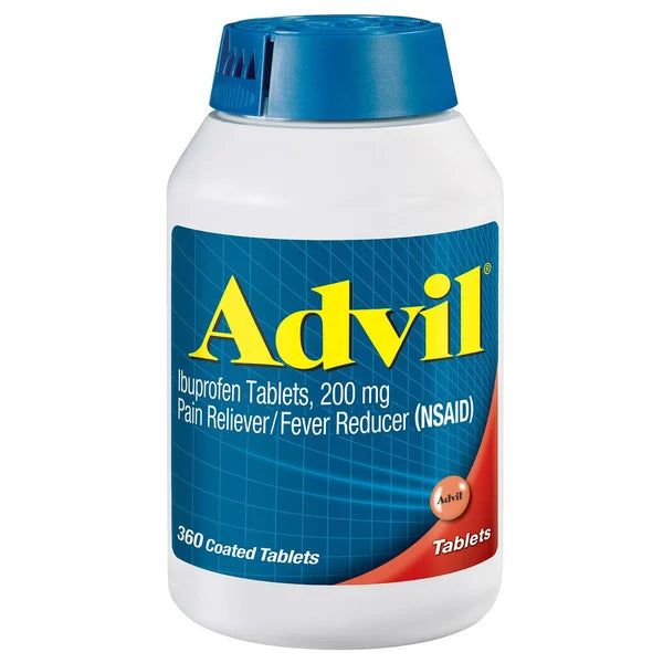 Advil Ibuprofen 200 mg., Pain Reliever/Fever Reducer 360 Tablets