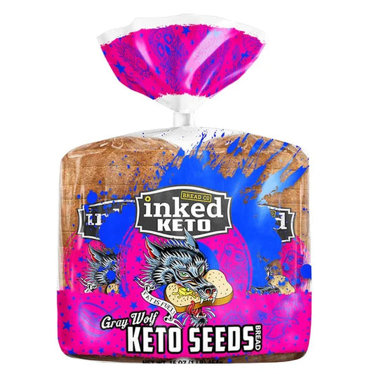 Inked Keto, Gray Wolf Keto Seeds Bread, 18 oz, 2-count