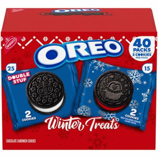 OREO Winter Holiday Treats Cookie Variety 1.02 oz., 40 pk. 1.36Kg