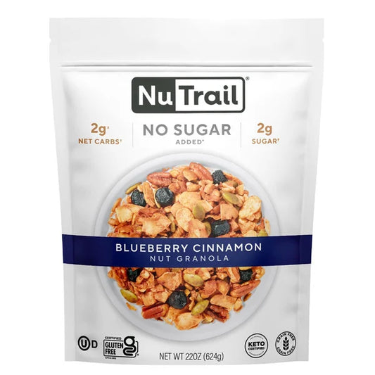 Nu Trail Keto Blueberry Cinnamon Nut Granola, 22 oz ( 624 g)