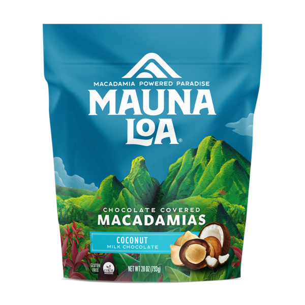 Mauna Loa Milk Chocolate Coconut Macadamia Nuts 28 oz (793 g )