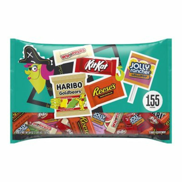 Hershey's Assorted Flavored Halloween Candy 54 oz • 155 x 54 oz