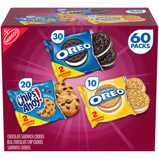 Nabisco Variety Pack Cookies 60 ct