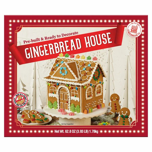 Pre-built Gingerbread house, 3.93 lbs (1.78 Kg)