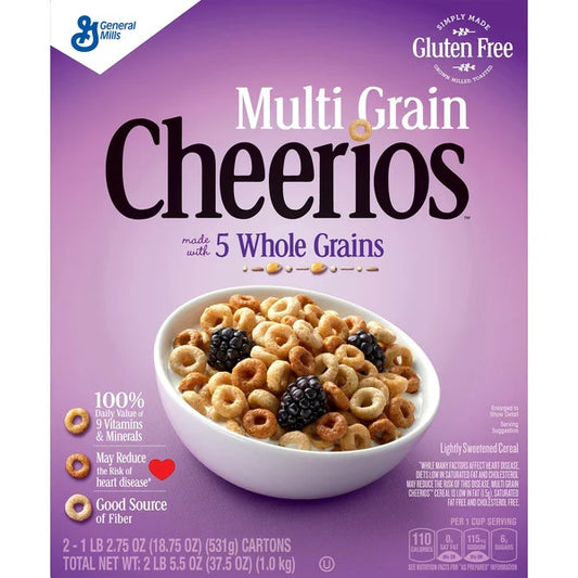 General Mills Multi Grain Cheerios, 37.5 oz