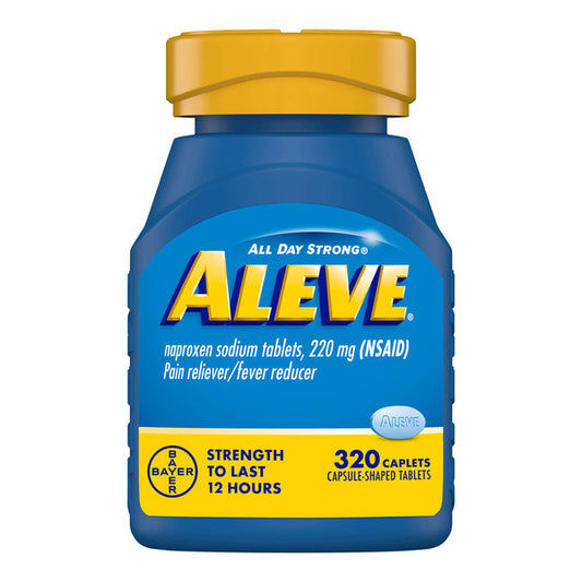 Aleve Pain Reliever, 320 Caplets